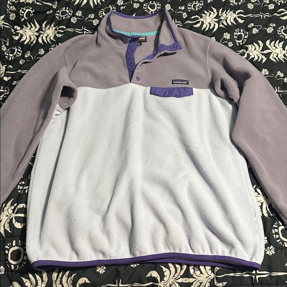 Patagonia Lavender Synchilla Snap-T Pullover